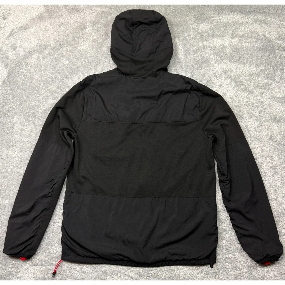 Topo Designs Jacket Mens M Medium Black Hooded Windbreaker Full Zip  Outdoor